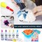 Tie Dye Kit 5 Colors Permanent Fabric Dye Art Set for Kids Adults for School, Homemade Party, Creative Groups Activities, DIY Gift